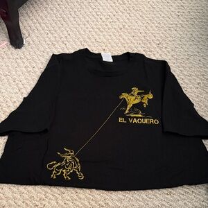 Black and Gold El Vaquero/Pacifico T-Shirt